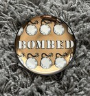 Jonathan Adler Porcelain Coaster Set Of 4 In Gold  Black  And White    