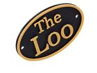 Plastic The Loo Rustic Toilet Door Sign Bathroom Restroom Plaque London England