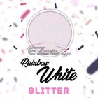 Rainbow White Glitter Heat Transfer Vinyl Htv 20  Tshirt Iron On Heat Press Dg21