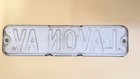 Vintage Lavon Ave Street Sign24    X 6    Pressed Embossed Steel Original Road Sign