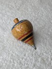 Vintange Traditional Mexican Wooden Trompo Spinning Top  Toy