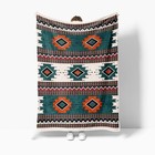 Southwest Aztec Throw Blankets  Traditional Navajo Patterned Flannel Soft Thr   