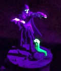 Dungeons And Dragons Necromancer Miniature Painted With Blacklight Effects 
