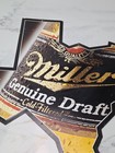 Miller Genuine Draft Beer Sign Shape Of Texas 24x23 
