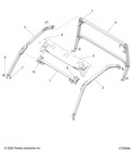 Polaris Front Rops Weld  Left-hand  Black  For General Models - 1025073-458