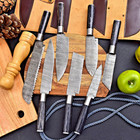 Custom Handmade Forged Damascus Steel Chef Knife Set Kitchen Knives Set Zs 350