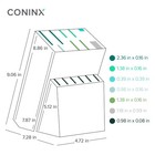 Coninx Acacia Wood Kitchen Knife Block - 15 Slots Knife Holder