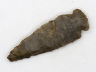 3  Side Notched Indian Arrowhead - Authentic With Great Color   