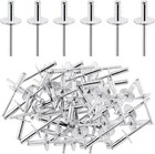 100-2000 Pcs Large Flange Aluminum Pop Rivets 3 16  X 3 4  Big Head Steel