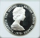 1979 B V Islands Silver 5 Dollars Snowy Egret Ngc Pf 69 Ultra Cameo Rare Top Pop
