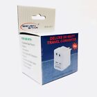 50 Watts Deluxe Voltage Converter 220 Volt Down To 110 Volts Travel Adapter