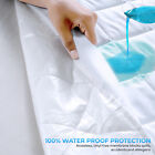 Waterproof Mattress Cover Pad Protector Breathable Mattress Topper Deep Pocket