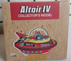 Robot Flying Saucer Altair Iv Robby The Robot Windup Gyro Crank Action Tin Toy 