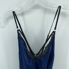 Victoria   s Secret Satin Lace Side Stripe Detail Crossback Strap Chemise Lingerie