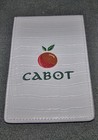 New Prg Faux Gator Vinyl Scorecard Yardage Book Holder Cabot Citrus Farms White