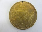 1803 Louisiana Territory Expo Official Souvenir 1904 Brass Medal Coin
