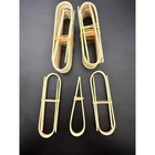 Bamboo Mini Tongs 4 Inches Long Natural 25 Pieces