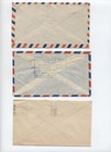 3 1950s South Africa Airmail Covers To Usa  g 753 