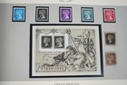 Great Britain Penny Black Sismondo Cert Plate 3 In Sesquicentennial Album