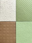 100 Pcs Embossed Cardstock  Green brown Shades  Card Toppers  Journal Ephemera