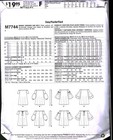 7744 Uncut Mccalls Sewing Pattern Misses Fitted Pullover Dress Belt Oop Summer