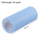 Tulle Rolls Fabric Spools 6  25 Yards Light Blue For Wrapping Wedding