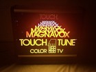 Vintage Magnavox Lighted Motion Advertising Sign