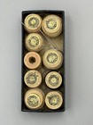 Antique J p Coats Mending Floss Spool Cotton Box Sewing Thread