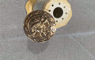 Vintage Brass Portrait Hatpin    Victorian Lady    9     Repousse    Nice 