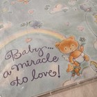 Vintage Hallmark Expressions - Wrapping Paper - Baby Shower - Rainbow Bears Nip
