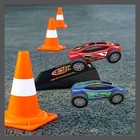 Stomp Rocket Dueling Stomp Racers Overdrive With 2 Race Cars   2