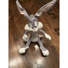 Vintage 1998 Looney Tunes Bugs Bunny Plush Stuffed Animal Warner Bros 90s Toy