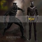 Black Panther Cosplay Costume Outfit Jumpsuit Boots Glove Mask Men s Suit Lot