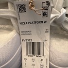 Adidas Nizza Platform W Triple White Women s Canvas Sneakers Fv5322 Originals