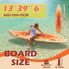 13ft Inflatable Stand Up Paddle Board  395 Lbs Capacity For All Skill Levels