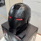 New Black Iron Man Mk5 Helmet Deformable Voice Control Wearable Electroplated