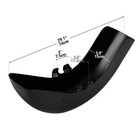 Vivid Black Front Fender Fit For Harley Electra Street Glide Road King 1989-2013