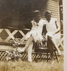 Vintage 1930 s Snapshot Photos African American Young Ladies Dressed Up Outdoors