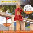 2 Pack Wall Jack  Portable Jacks For Framing  Use With 1-1 2 2-pack  Red 