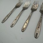 Oneida Antique Community Plate Grosvenor Silverplate Flatware - Set Of 4 Forks