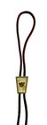 Vintage  Shriners Masonic  Mother Of Pearl Medallion Bolo String Tie