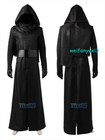 Star Wars Force Awakens Kylo Ren Men Cosplay Costume Black Outfit With Hood Set