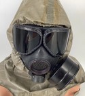 Us Military Issue M40 m42protective Gas Mask With Chemical Hood  Size Medium