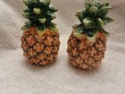 Vintage Ceramic Kitsch Pineapple Salt   Pepper Shakers