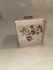 Croscill Cassis Chambord Bordeaux Purple Roses Tissue Holder