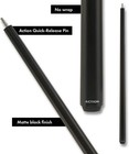 New Action Masse Pool Cue Stick 25 Oz  Black Matte Quick Release Joint