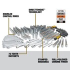 Dewalt Dwmt45341 341 Piece Chrome Mechanics Tool Set  3 Organized Trays 
