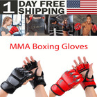 Mma Boxing Glove Grappling Punching Bag Training Kickboxing Fight Sparring Glove