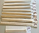 Dollhouse Miniature  unique Miniatures  Lot Of 8 Moldings   1 Column 1 12