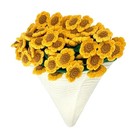 Flower Bouquet Blanket  Handmade Crochet Flower Blanket Scarf Sunflower